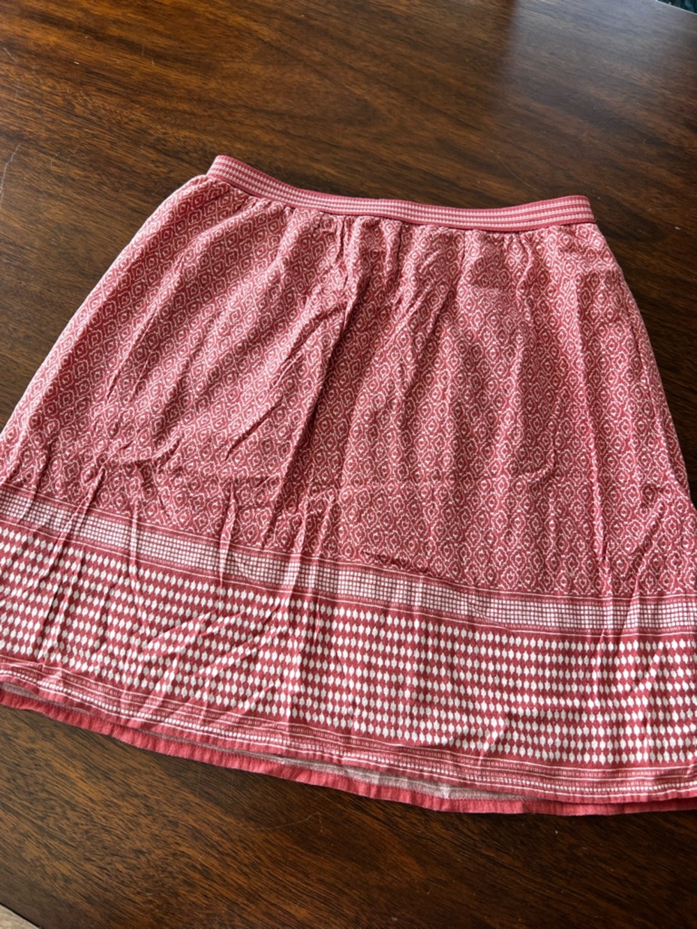 Pink Patterned Women’s A-Line Skirt